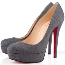 Plataformas Christian Louboutin Bianca de 140 mm, gris claro Plataformas Christian Louboutin Bianca de 140 mm, gris claro