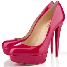 Plataformas Christian Louboutin Bianca de 140 mm, color rosa, París Plataformas Christian Louboutin Bianca de 140 mm, color rosa, París