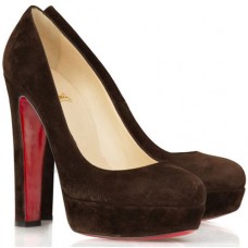 Plataformas Christian Louboutin Bianca de 140 mm color chocolate Plataformas Christian Louboutin Bianca de 140 mm color chocolate