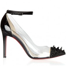 Zapatos de tacón Christian Louboutin Pivichic de 120 mm, color negro. Zapatos de tacón Christian Louboutin Pivichic de 120 mm, color negro.