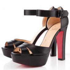 Sandalias Christian Louboutin Woodaola de 120 mm negras Sandalias Christian Louboutin Woodaola de 120 mm negras