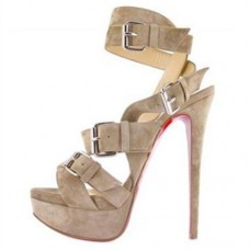 Christian Louboutin Toutenkaboucle Sandalias 140mm Desnudo Christian Louboutin Toutenkaboucle Sandalias 140mm Desnudo