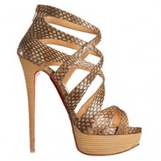 Sandalias Christian Louboutin Balota de 140 mm de pitón Sandalias Christian Louboutin Balota de 140 mm de pitón