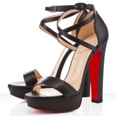 Sandalias Christian Louboutin Summerissima de 140 mm, color negro. Sandalias Christian Louboutin Summerissima de 140 mm, color negro.