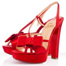 Sandalias Christian Louboutin Disconoeud de 140 mm, color rojo. Sandalias Christian Louboutin Disconoeud de 140 mm, color rojo.