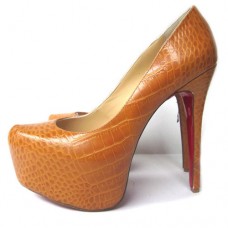 Plataformas Christian Louboutin Daffodile de 160 mm, color marrón Plataformas Christian Louboutin Daffodile de 160 mm, color marrón