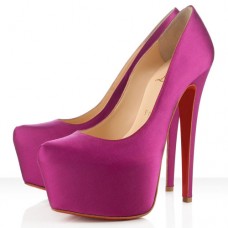 Plataformas Christian Louboutin Daffodile de 160 mm, color rosa matador Plataformas Christian Louboutin Daffodile de 160 mm, color rosa matador