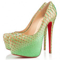 Plataformas Christian Louboutin Daffodile de 160 mm Menthe Plataformas Christian Louboutin Daffodile de 160 mm Menthe