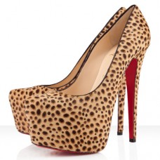Plataformas Christian Louboutin Daffodile de 160 mm con estampado de leopardo Plataformas Christian Louboutin Daffodile de 160 mm con estampado de leopardo