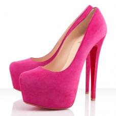 Plataformas Christian Louboutin Daffodile de 160 mm, color rosa matador Plataformas Christian Louboutin Daffodile de 160 mm, color rosa matador