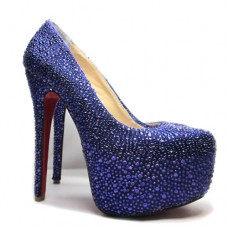 Plataformas Christian Louboutin Daffodile de 160 mm azules Plataformas Christian Louboutin Daffodile de 160 mm azules