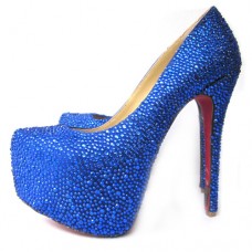 Plataformas Christian Louboutin Daffodile de 160 mm azules Plataformas Christian Louboutin Daffodile de 160 mm azules