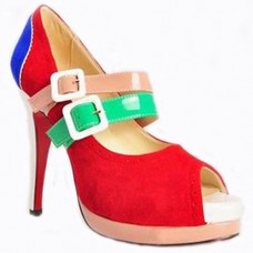 Zapatos de tacón Mary Jane Lillian de Christian Louboutin, 140 mm, multicolor. Zapatos de tacón Mary Jane Lillian de Christian Louboutin, 140 mm, multicolor.