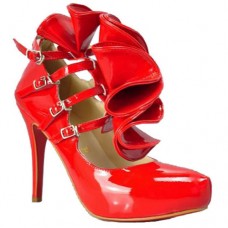 Zapatos de tacón Mary Jane Christian Louboutin Dillian de 120 mm, color rojo. Zapatos de tacón Mary Jane Christian Louboutin Dillian de 120 mm, color rojo.