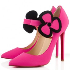 Zapatos de tacón Mary Jane Pensee de Christian Louboutin de 120 mm en color rosa matador. Zapatos de tacón Mary Jane Pensee de Christian Louboutin de 120 mm en color rosa matador.