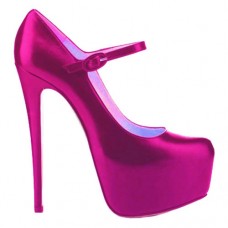 Zapatos de tacón Mary Jane Lady Daf de Christian Louboutin de 160 mm, color rosa matador. Zapatos de tacón Mary Jane Lady Daf de Christian Louboutin de 160 mm, color rosa matador.
