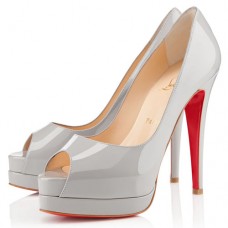 Christian Louboutin Altadama Zapatos de tacón peep toe de 140 mm Souris Christian Louboutin Altadama Zapatos de tacón peep toe de 140 mm Souris