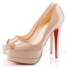 Christian Louboutin Altadama Zapatos de tacón peep toe de 140 mm Desnudo Christian Louboutin Altadama Zapatos de tacón peep toe de 140 mm Desnudo