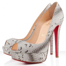 Zapatos de tacón con puntera abierta Banana de Christian Louboutin de 140 mm Roccia Zapatos de tacón con puntera abierta Banana de Christian Louboutin de 140 mm Roccia