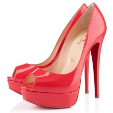 Zapatos de tacón Christian Louboutin Lady de 140 mm con puntera abierta, color rosa parisino. Zapatos de tacón Christian Louboutin Lady de 140 mm con puntera abierta, color rosa parisino.
