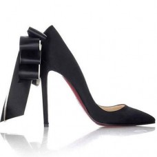 Zapatos Christian Louboutin Anemone de 120 mm para ocasiones especiales, color negro. Zapatos Christian Louboutin Anemone de 120 mm para ocasiones especiales, color negro.