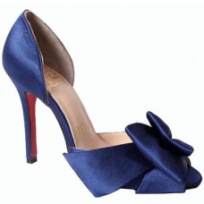 Zapatos Christian Louboutin Anemone de 120 mm para ocasiones especiales, color azul. Zapatos Christian Louboutin Anemone de 120 mm para ocasiones especiales, color azul.