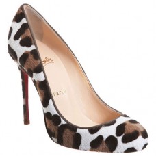 Zapatos de tacón Christian Louboutin Fifi de 100 mm con estampado de leopardo. Zapatos de tacón Christian Louboutin Fifi de 100 mm con estampado de leopardo.