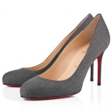 Zapatos de tacón Christian Louboutin Fifi de 80 mm, gris claro Zapatos de tacón Christian Louboutin Fifi de 80 mm, gris claro