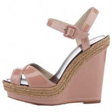 Sandalias de cuña Christian Louboutin Almería de 120 mm color nude Sandalias de cuña Christian Louboutin Almería de 120 mm color nude