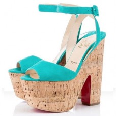 Christian Louboutin Super Dombasle 140mm Cuñas Caraibes Christian Louboutin Super Dombasle 140mm Cuñas Caraibes