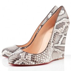 Sandalias de cuña Christian Louboutin Ron Ron Zeppa de 80 mm Roccia Sandalias de cuña Christian Louboutin Ron Ron Zeppa de 80 mm Roccia
