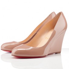 Sandalias de cuña Christian Louboutin Ron Ron Zeppa de 80 mm color nude Sandalias de cuña Christian Louboutin Ron Ron Zeppa de 80 mm color nude