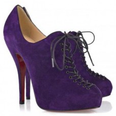 Christian Louboutin Trous 120mm Botines Parme Christian Louboutin Trous 120mm Botines Parme