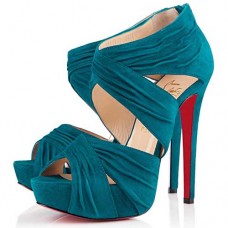 Botines Christian Louboutin Bandra de 140 mm, modelo Caraibes Botines Christian Louboutin Bandra de 140 mm, modelo Caraibes