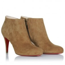 Botines Christian Louboutin Belle de 80 mm color marrón. Botines Christian Louboutin Belle de 80 mm color marrón.
