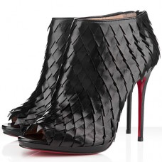 Botines Christian Louboutin Diplonana de 120 mm, color negro. Botines Christian Louboutin Diplonana de 120 mm, color negro.