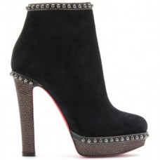 Botines Christian Louboutin Figurina de 120 mm, color negro. Botines Christian Louboutin Figurina de 120 mm, color negro.