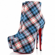 Botines Christian Louboutin Daf Booty de 160 mm, color azul. Botines Christian Louboutin Daf Booty de 160 mm, color azul.