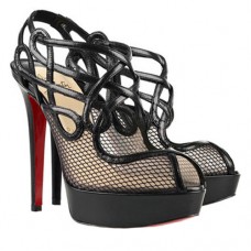 Botines Christian Louboutin Brandaptalo de 140 mm, color negro. Botines Christian Louboutin Brandaptalo de 140 mm, color negro.