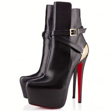 Botines Christian Louboutin Equestria de 160 mm, color negro. Botines Christian Louboutin Equestria de 160 mm, color negro.