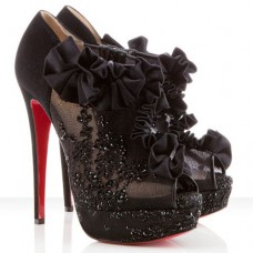 Botines Christian Louboutin Margot de 140 mm, color negro. Botines Christian Louboutin Margot de 140 mm, color negro.