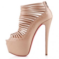 Botines Christian Louboutin Zoulou de 160 mm color nude Botines Christian Louboutin Zoulou de 160 mm color nude