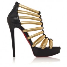 Botines Christian Louboutin Romaine de 140 mm color dorado. Botines Christian Louboutin Romaine de 140 mm color dorado.