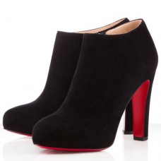 Botines Christian Louboutin Vicky Booty de 120 mm, color negro.