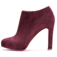 Botines Christian Louboutin Vicky Booty de 120 mm color ciruela Botines Christian Louboutin Vicky Booty de 120 mm color ciruela