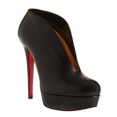 Botines Christian Louboutin Miss Fast Plato de 120 mm, color negro. Botines Christian Louboutin Miss Fast Plato de 120 mm, color negro.