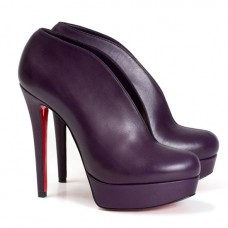 Botines Christian Louboutin Miss Fast Plato de 120 mm, color parmé Botines Christian Louboutin Miss Fast Plato de 120 mm, color parmé