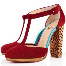 Botines Christian Louboutin Minochen de 120 mm, color rojo marroquí. Botines Christian Louboutin Minochen de 120 mm, color rojo marroquí.