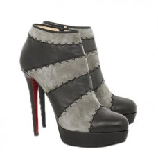 Botines Christian Louboutin Multi Booty de 140 mm, color gris. Botines Christian Louboutin Multi Booty de 140 mm, color gris.