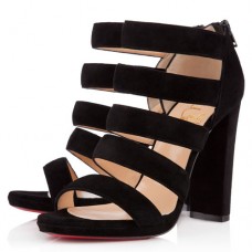 Botines Christian Louboutin Mehari de 120 mm, color negro. Botines Christian Louboutin Mehari de 120 mm, color negro.